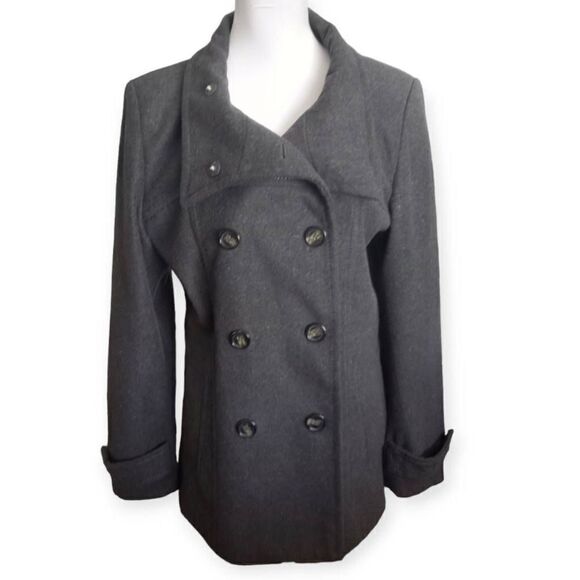 THREAD & SUPPLY CHARCOAL PEACOAT SZ.XL EUC - Picture 2 of 7